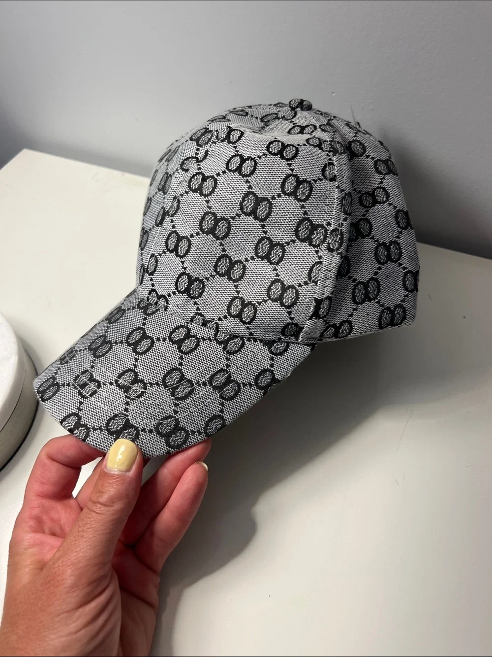 2/$7 Faux Gucci pattern baseball cap NWT